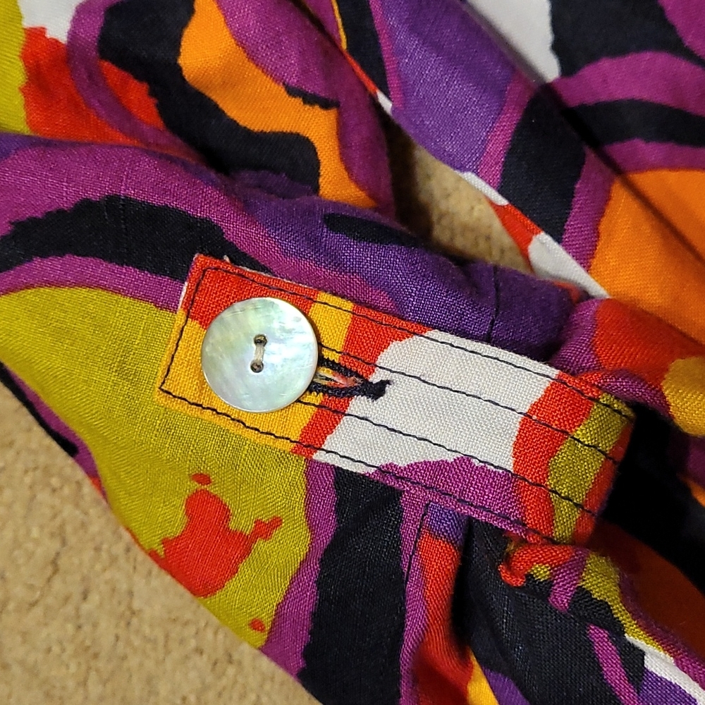 Ruby Rd Jacket 14 Petite Button Down Black Purple… - image 6